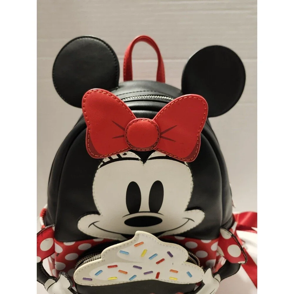 Loungefly Disney Minnie Mouse Oh My Sprinkle Cupcake Backpack-sweets-cosplay